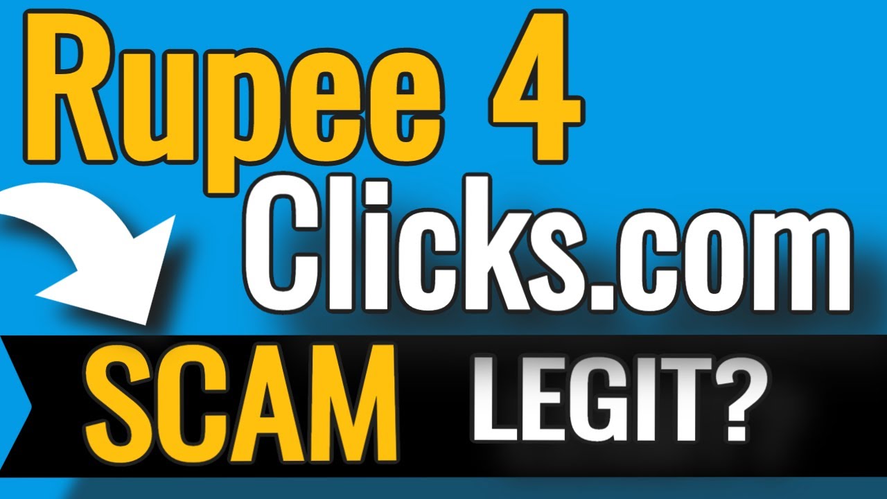 Rupee4click.com Real Or Fake Top Video SCAM OR LEGIT? Rupee 4 Click Withdrawal PAYMENT PROOF?