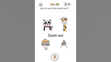 brain out game crazy find level 45 | who do you think looked best?