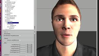 Demo for real-time speech animation without microphone connection