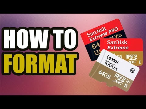 How To ReFormat A Memory Card