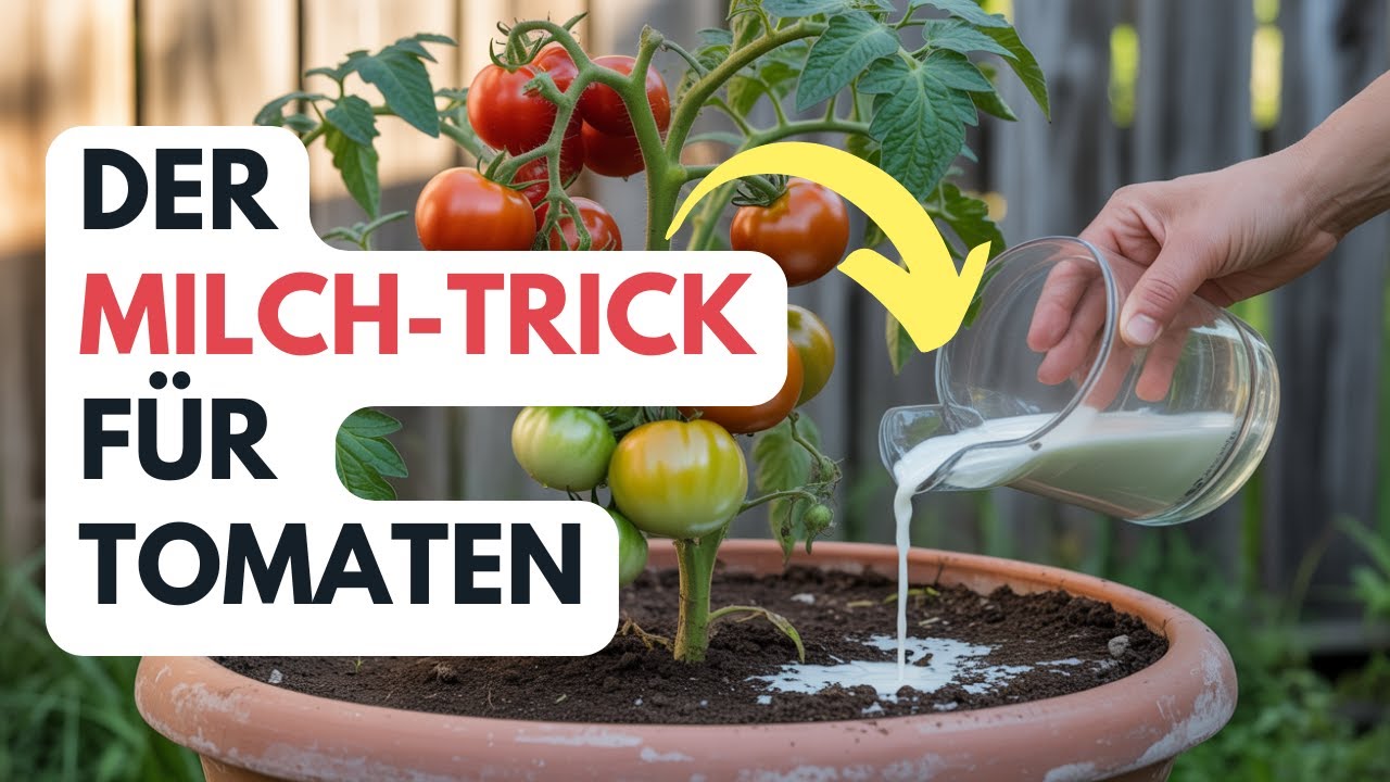 Der Milch-Trick: So verhinderst du Bltenendfule und strkst Tomaten