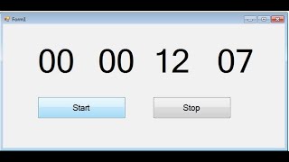 How to Make Stopwatch in vb.net