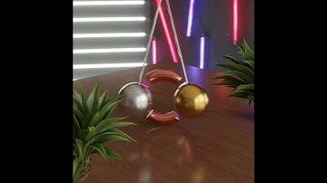 Satisfying Ball Swing: Mesmerizing 3D Animation in Blender