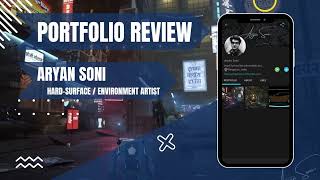 Portfolio Review - Aryan Soni - Hard Surface Artist - Realistic / Sci-Fi