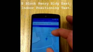 UWS Indoor Positioning App with IndoorAtlas Technology