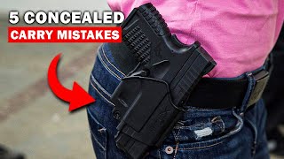 Full 5 Concealed Carry Mistakes You Should Avoid News
