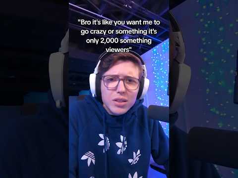 Streamer BARELY REACTS to 2,244 RAID...