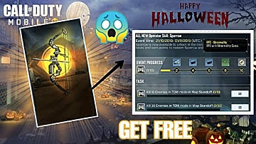 COD MOBILE Halloween Updates New SPARROW Event | Get Free Sparrow Weapon CODM