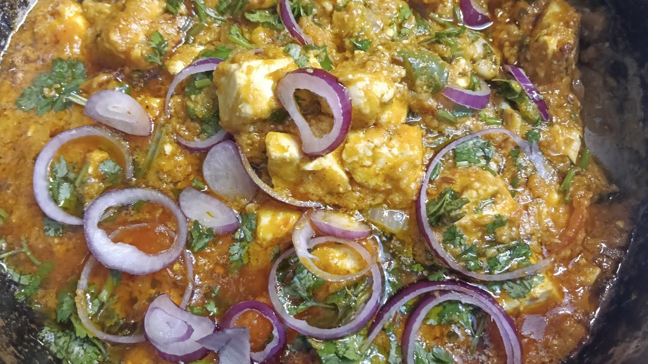 Paneer tikka masala with gravy Restaurant style me 