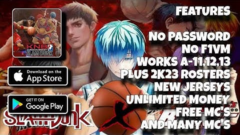 NBA 2K23 [ ANIME MOD + 2K23 ROSTERS AND MORE ] | NO F1VM | ANDROID 11,12,12