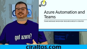 Teams Alert of New Resource Group using Event Grid and Azure Automation