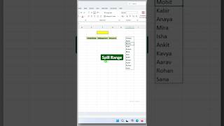 Smart Dynamic Dropdown in Excel Using # Formula 📊