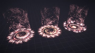 Stylized Fire Spell VFX for Unity