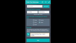 Fake Sms Android (all android version) screenshot 2