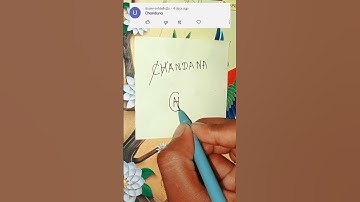 Chandana name logo design #viral #shorts #writer