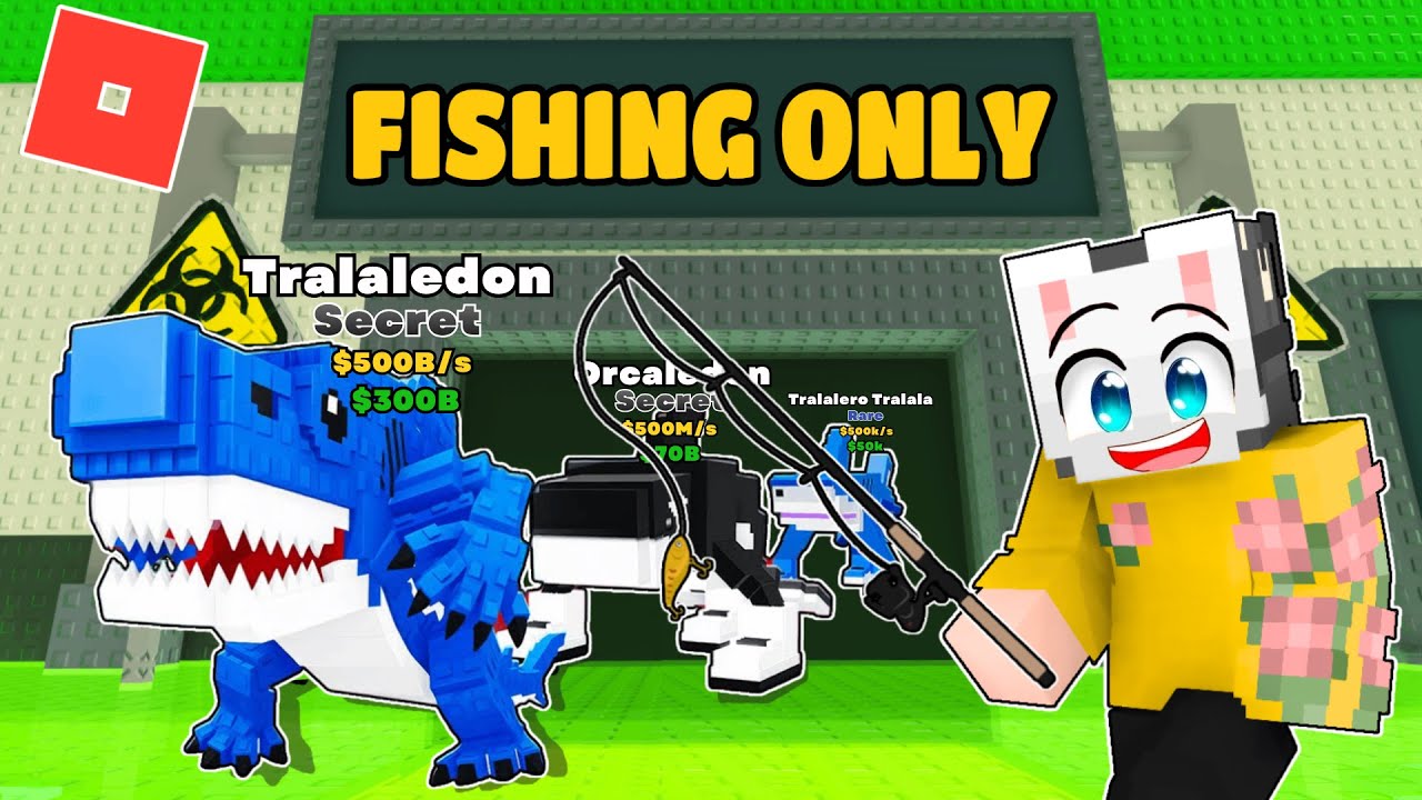 $0 – $1 TRILLION From ONLY Fishing in Steal a Brainrot | Roblox