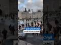 قوات الاحتلال تطلق القنابل الصوتية تجاه المصلين قرب باب الساهرة في القدس المحتلة