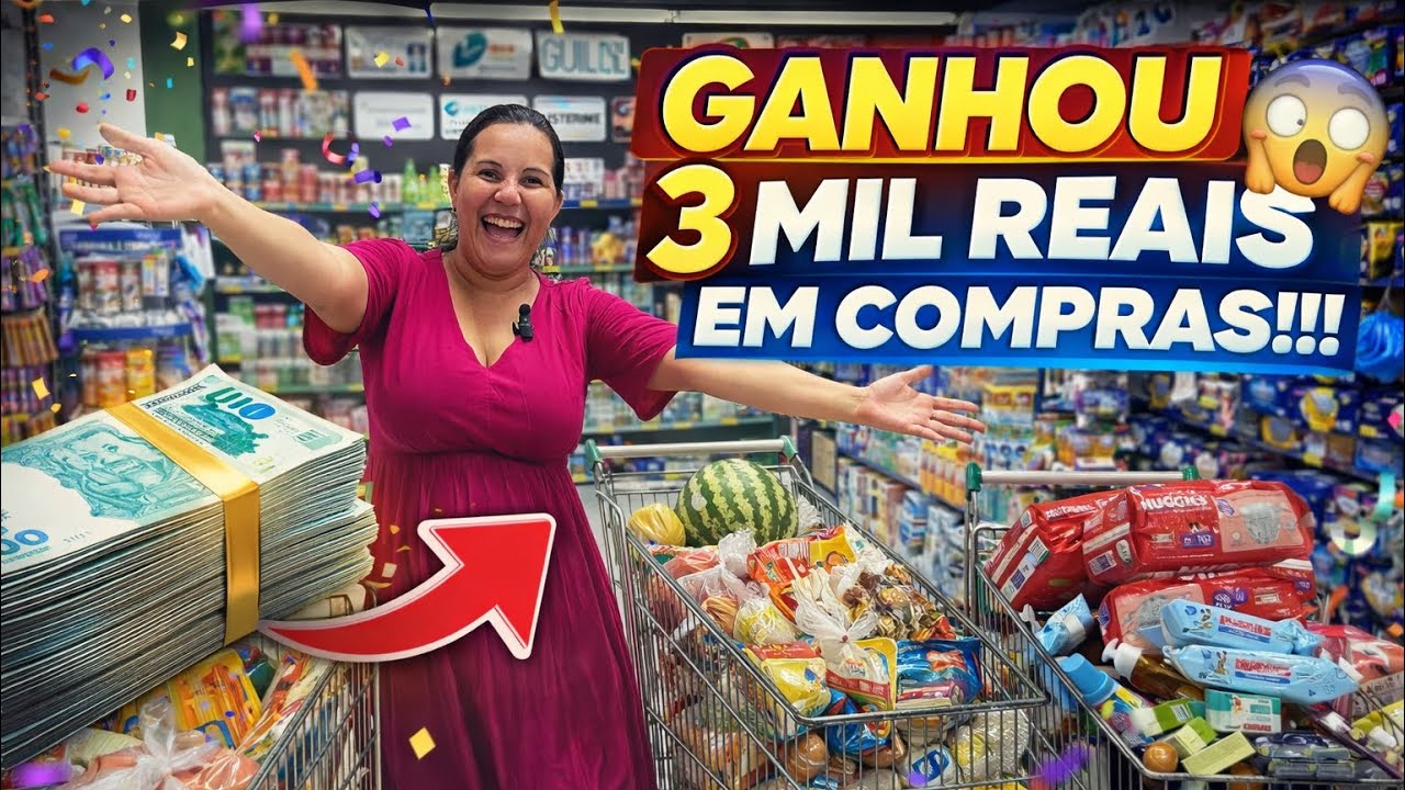Mãe que teme perder a filha ganha 3 mil reais em vale compra 