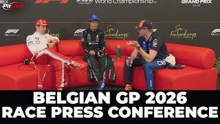 F1 Drivers Post Race Press Conference | Belgian Grand Prix 2026