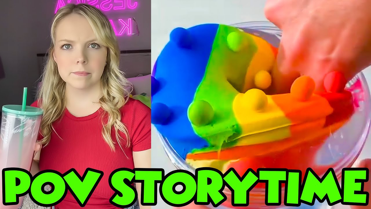 1 hours + 🌈 Text To Speech 🌈 ASMR Satisfying @thejessicakaylee POVs Tiktok Compilations 2025 #66