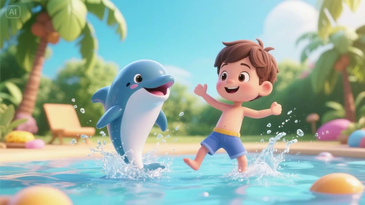 Baby Dolphin’s Splashy Dance | Nursery Rhymes & Kids Songs