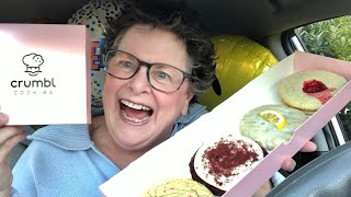 CRUMBL COOKIES REVIEW -WE CELEBRATE TWO! 🎉🎉 -Mystery, Valentine, Red Velvet, Lemon, Jammy Heart @barbnorton