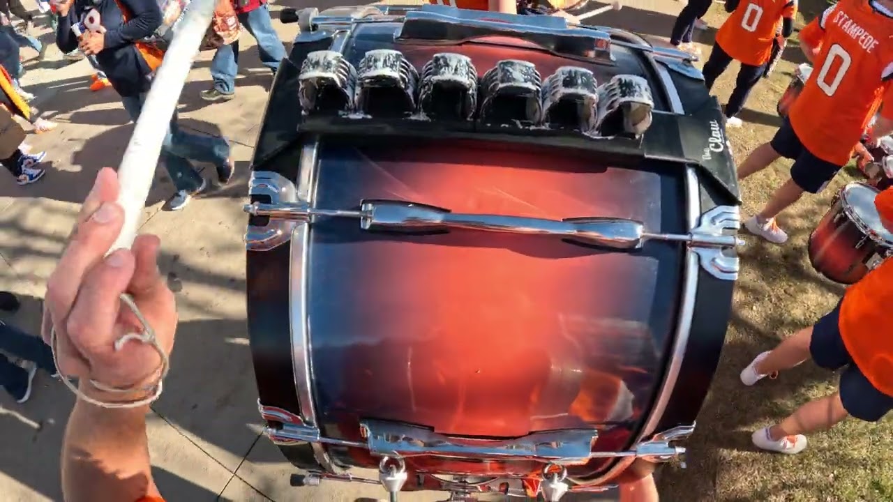 Broncos Drumline Bass Cam 9