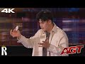 Crazy sam huang magic show audition  week 1  americas got talent 2024  4k performance
