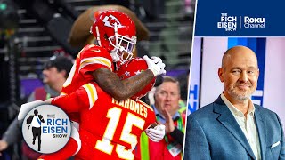 Rich Eisen Reacts to Jets Castoff Mecole Hardman Scoring Super Bowl's Game-Winning Touchdown