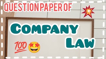 💯Previous year question paper of Company Law II| B.com 4th sem |#sharmaclassesmarg #kuk #2023 #bcom