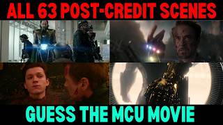 GUESS ALL Marvel Movies by EVERY Post-Credit Scene in History (2008–2026) 🍿