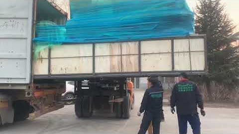 TigerTec Today we will show you how to load the big size CNC router to container.