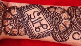 bhai raksha bandhan special arabic henna mehndi || full hand bharma mehndi design || rakhi special