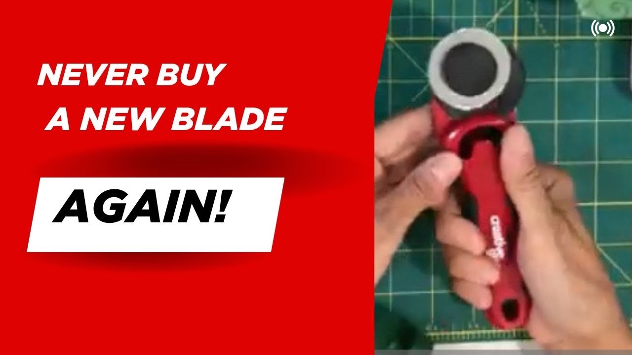 This Rotary Cutter Blade Sharpener Really Works! Stop Wasting Money on New Blades!