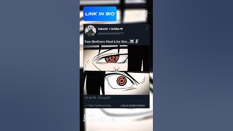 Sasuke vs Itachi ☠️