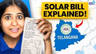 TGSPDCL Solar Bill Decoded! | Import, Export, Net Units, Carry Forward Units EXPLAINED!
