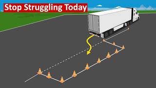 How to Parallel Park a Tractor-Trailer | Step-by-Step Tutorial screenshot 4