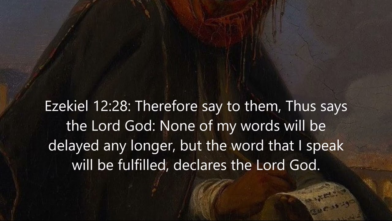 When the Lord said “at hand” in Revelation, He meant it (declares Ezekiel 12)