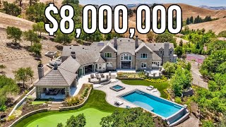$8 Million Exclusive Gated Blackhawk Country Club Estate | Mansion Tour
