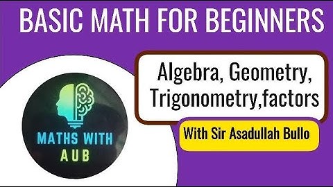 Direct Test Preparation IBA Karachi and IBA Sukkur “Maths for Medical Students” (Tutorial One)