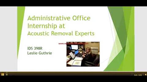 Internship Presentation - Leslie Guthrie