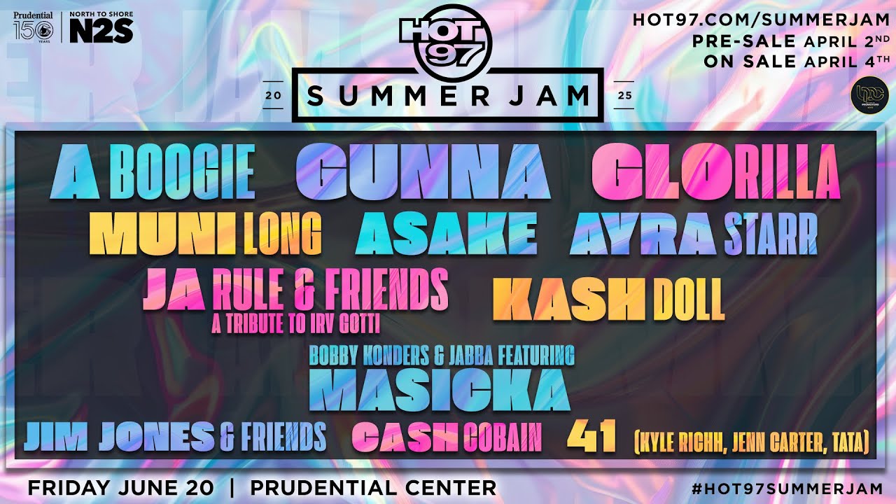 Summer Jam 2025 will be June 20th at Prudential Center | Here's