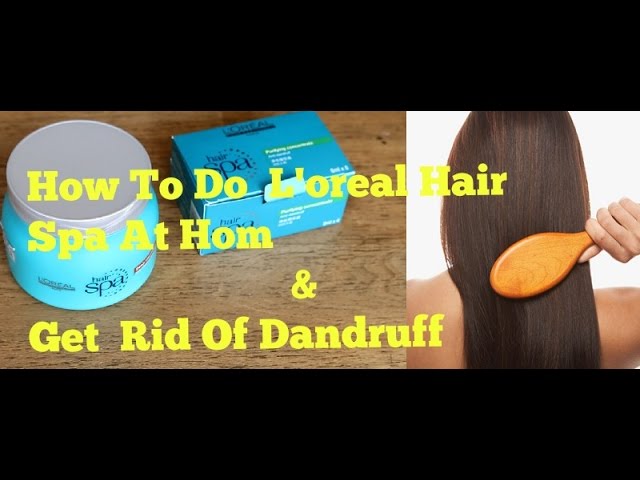How To Use Loreal Hair Spa At Home & Get Dandruff Free Hair|Loreal Cream  Bath - YouTube