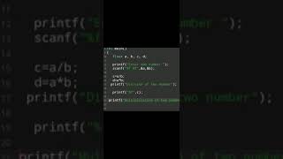 #32| Programming Language Tutorial Video | C Language Exercise 33 #shorts #coding