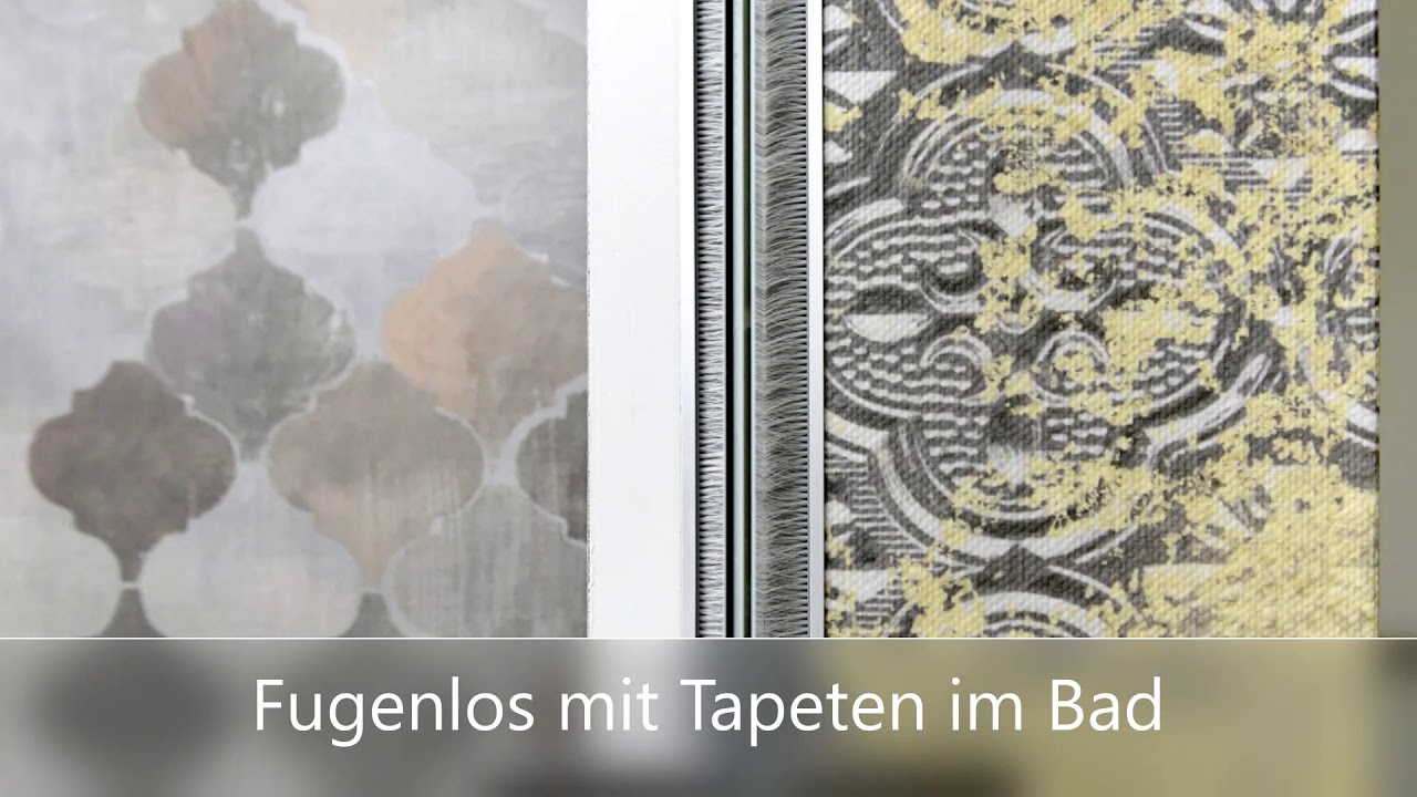 Fugenlose Bäder & Duschen mit Designtapete