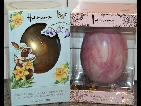 Holdsworth Easter Egg: Luxury Grown Up & Strawberry Popping Candy Review
