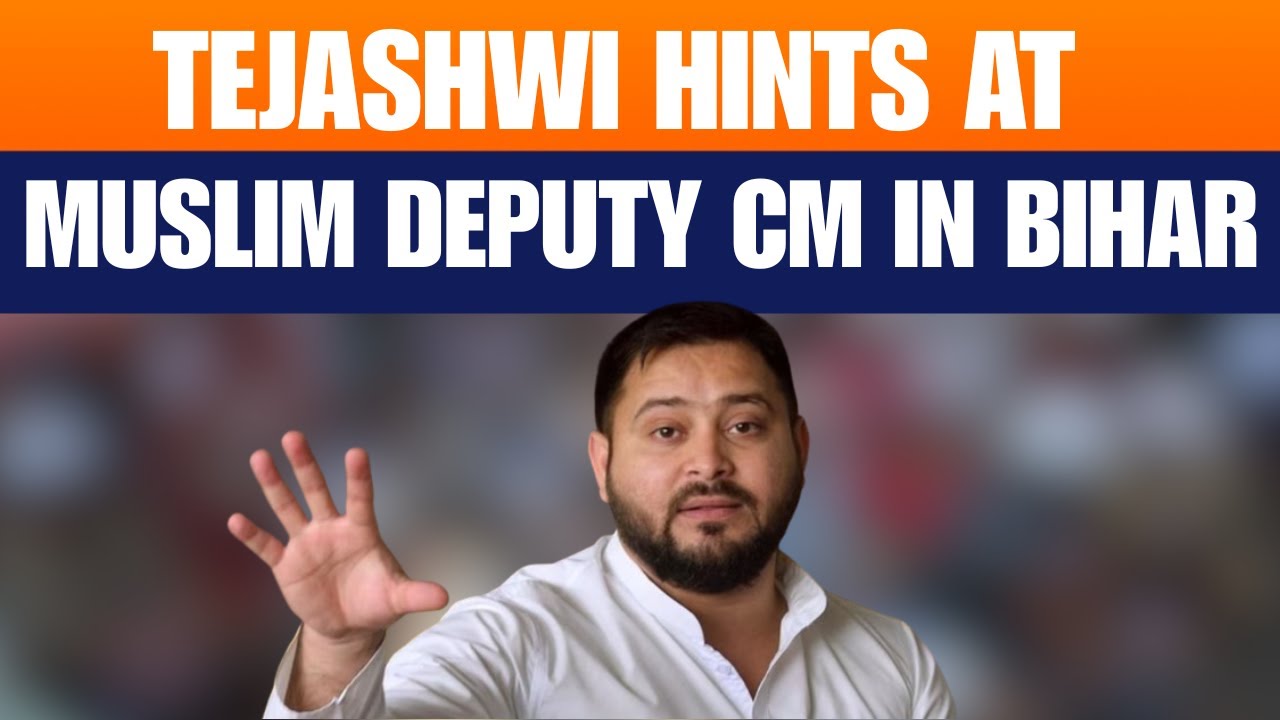Tejashwi Hints at Muslim Deputy CM in Bihar if Grand Alliance Wins | News9