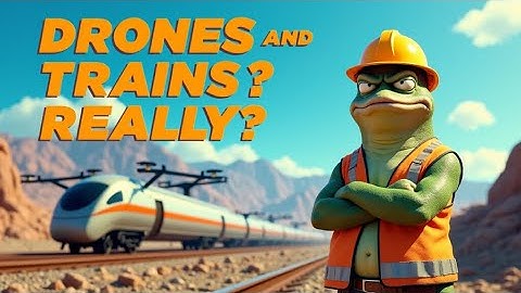 ai Railway Construction via Drones:The Technology of the Future #ai #automobile #military #wildlife