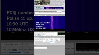 F03j number station - Polish 11 op. - 10:30 UTC - 10246khz USB - 12/08/2026