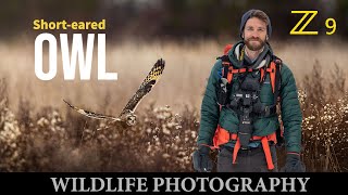 Owl Photography | Nikon Z9 Camera Settings | Wildlife Photography in British Columbia Canada.